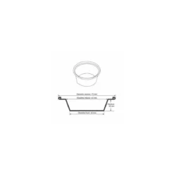 Timbale plissée aluminium GO85 8 cl - par 100