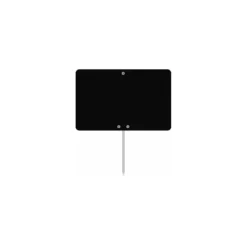 Étiquette noire à pique 12 x 8 cm - par 10