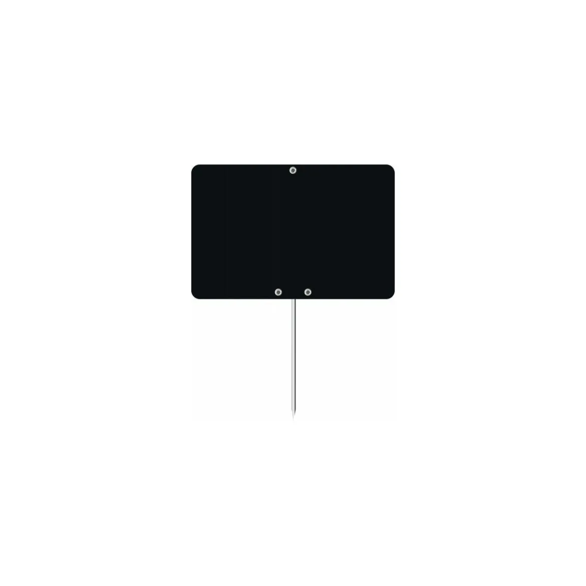 Étiquette noire à pique 10 x 7 cm - par 10