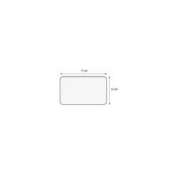 Étiquette Rotin sans texte 7 x 5 cm - par 10