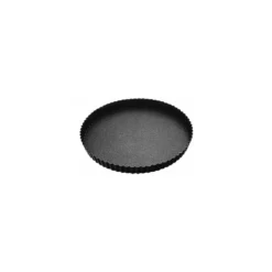 Tourtière cannelée ronde à fond amovible antiadhérent ø 32 cm