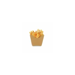 Étui à frites kraft brun 135 ml - par 200