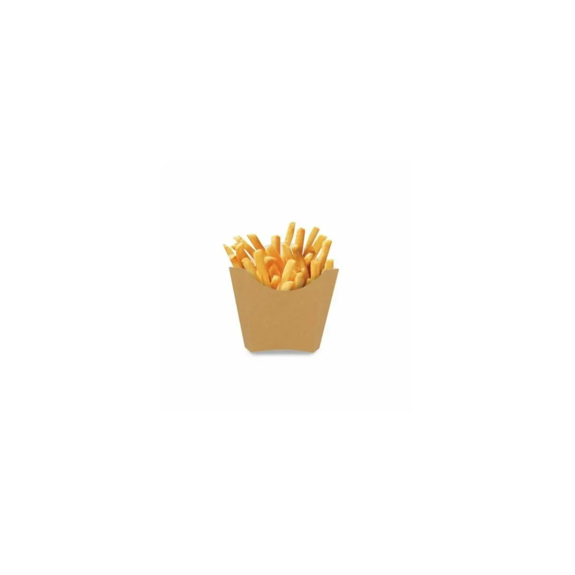 Étui à frites kraft brun 135 ml - par 200