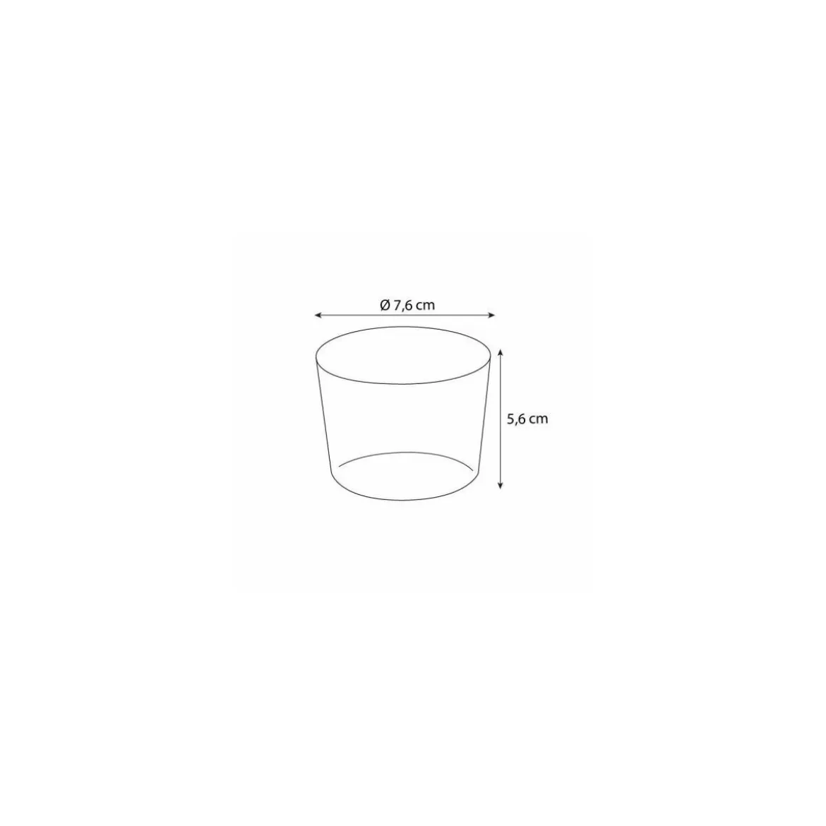 Verrine plastique ronde transparente Bodega 180 ml - par 30