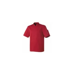 Veste de cuisine manches courtes Nero bordeaux T3
