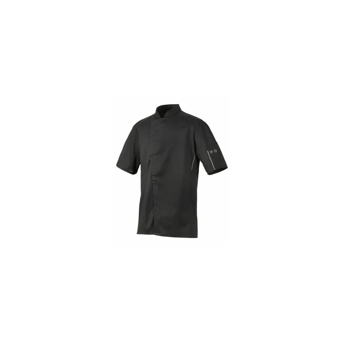 Veste de cuisine manches courtes Benak maille 37.5 noir T4