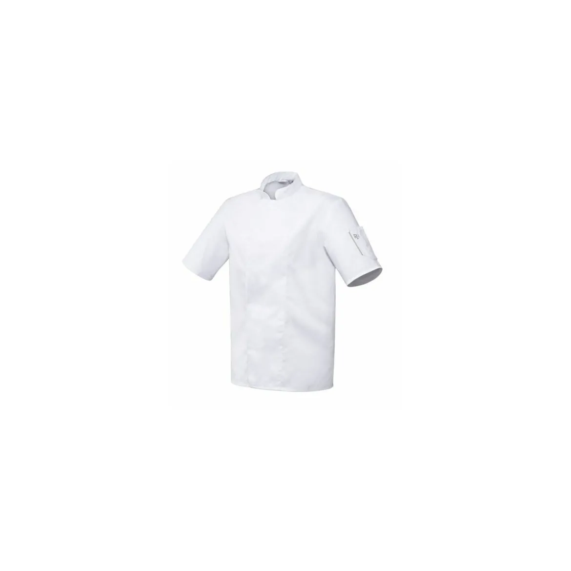 Veste de cuisine Robur manche courtes Nero blanche T5