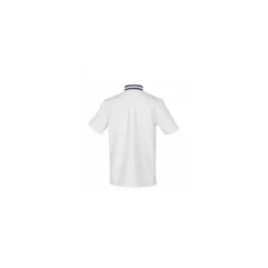 Veste manches courtes Hylo polycoton blanc/marine - taille 1