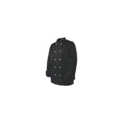 Veste polycoton manches longues noire S